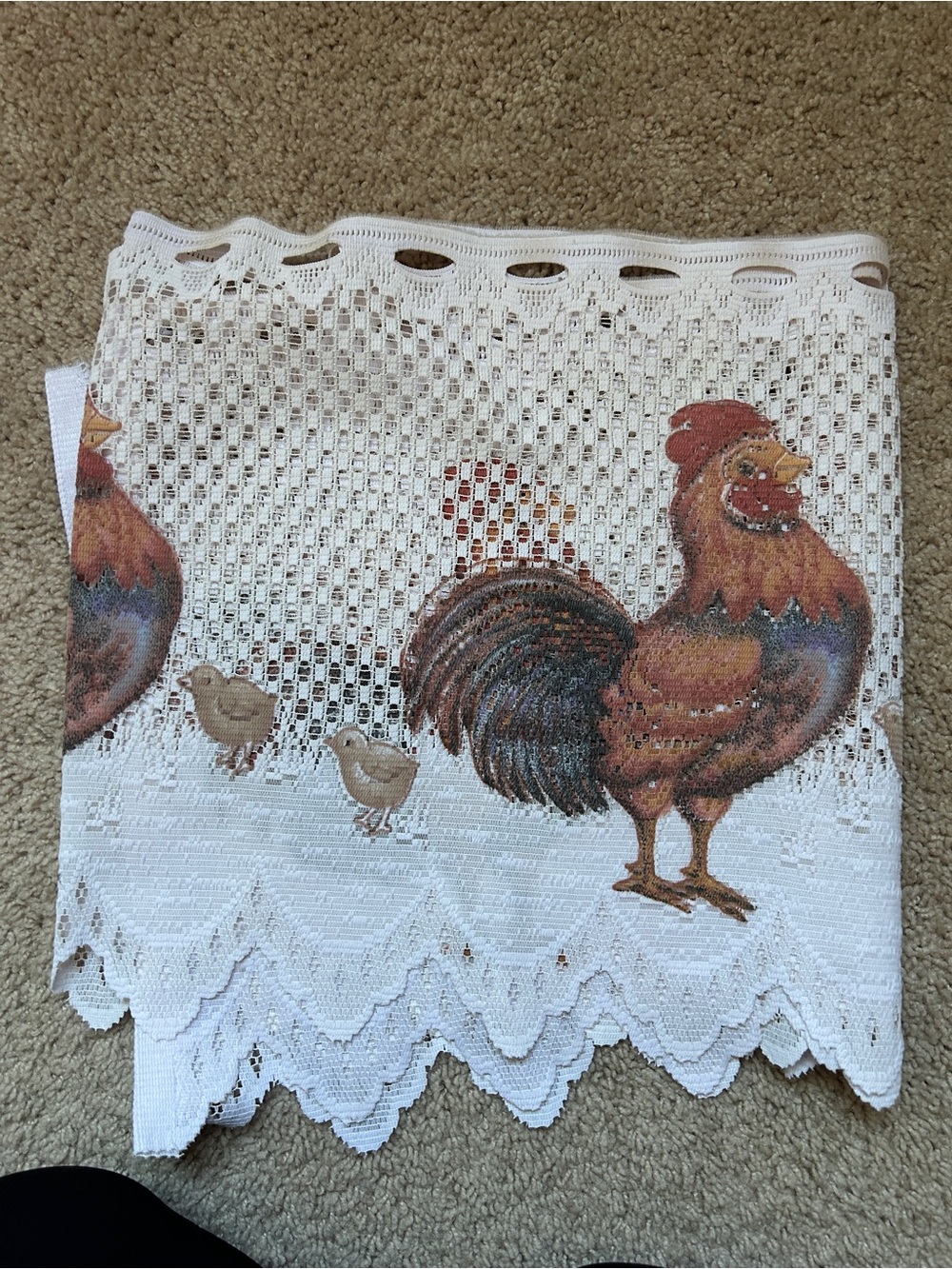 Short curtain for kitchen